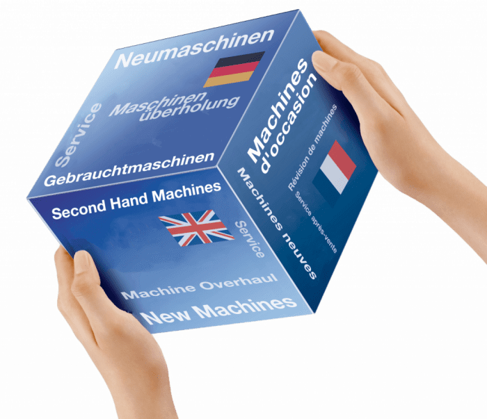 Brune Machinery – Würfel-Motiv