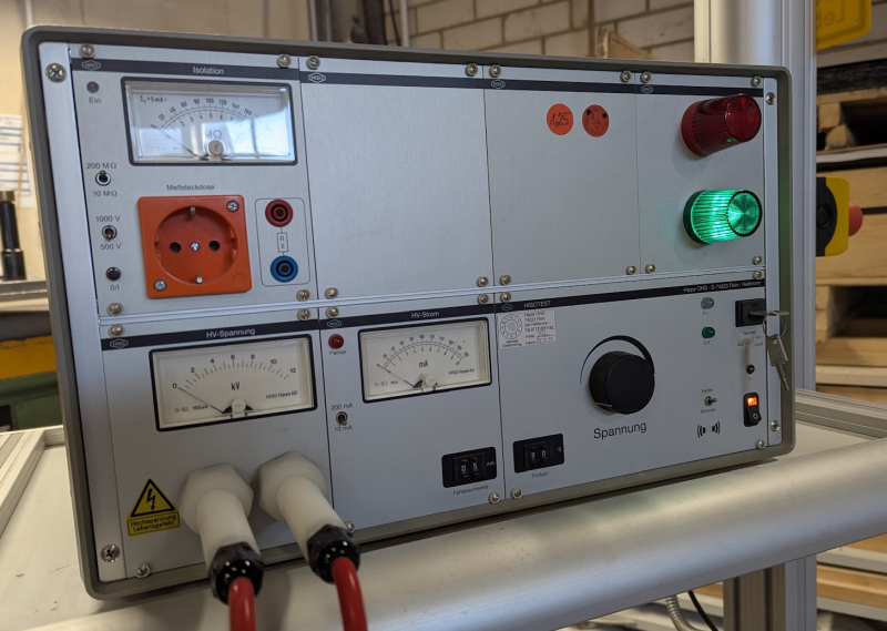 Hippe HV-IM-Prüfgerät für elektrische Durchschlagfestigkeit