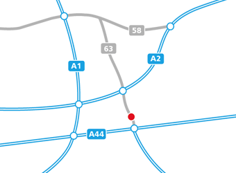Anfahrt zum Firmenstandort Werl
