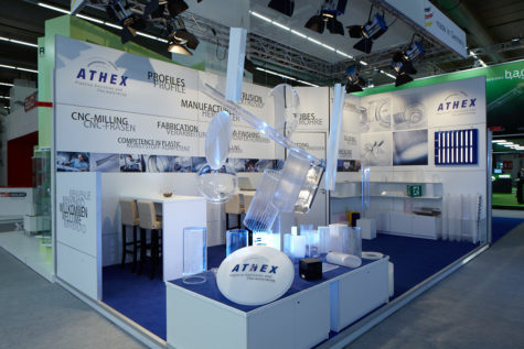 ATHEX-Messestand als Kunststoffverarbeiter