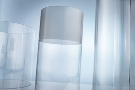 Klares Acrylglasrohr