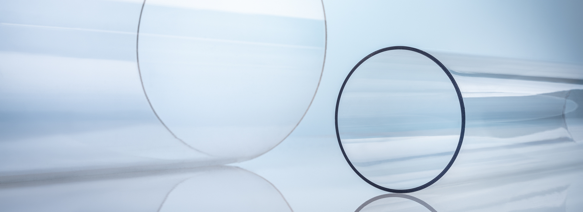 Transparente Kunststoffrohre aus PMMA und PC