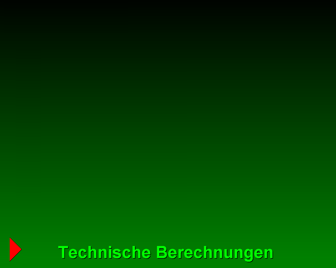 Kurzschlussberechnung, Hauptmenü