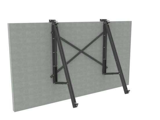 Betonbrüstung mit Solar-Hook, Außenansicht