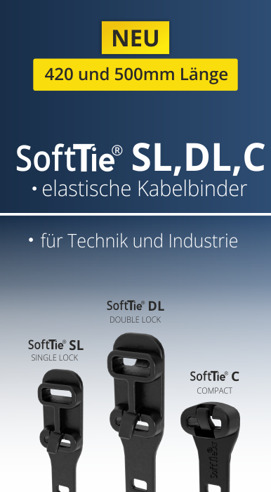 SoftTie elastischer Kabelbinder