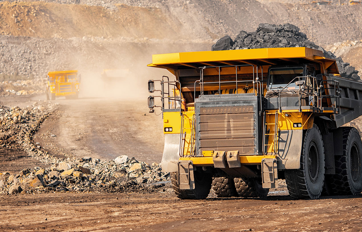 Bergbau, Metallverarbeitung und Bauwesen