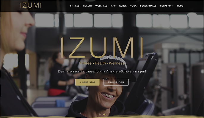 Zwei PUDU CC1 (black) im Fitnessstudio Izumi