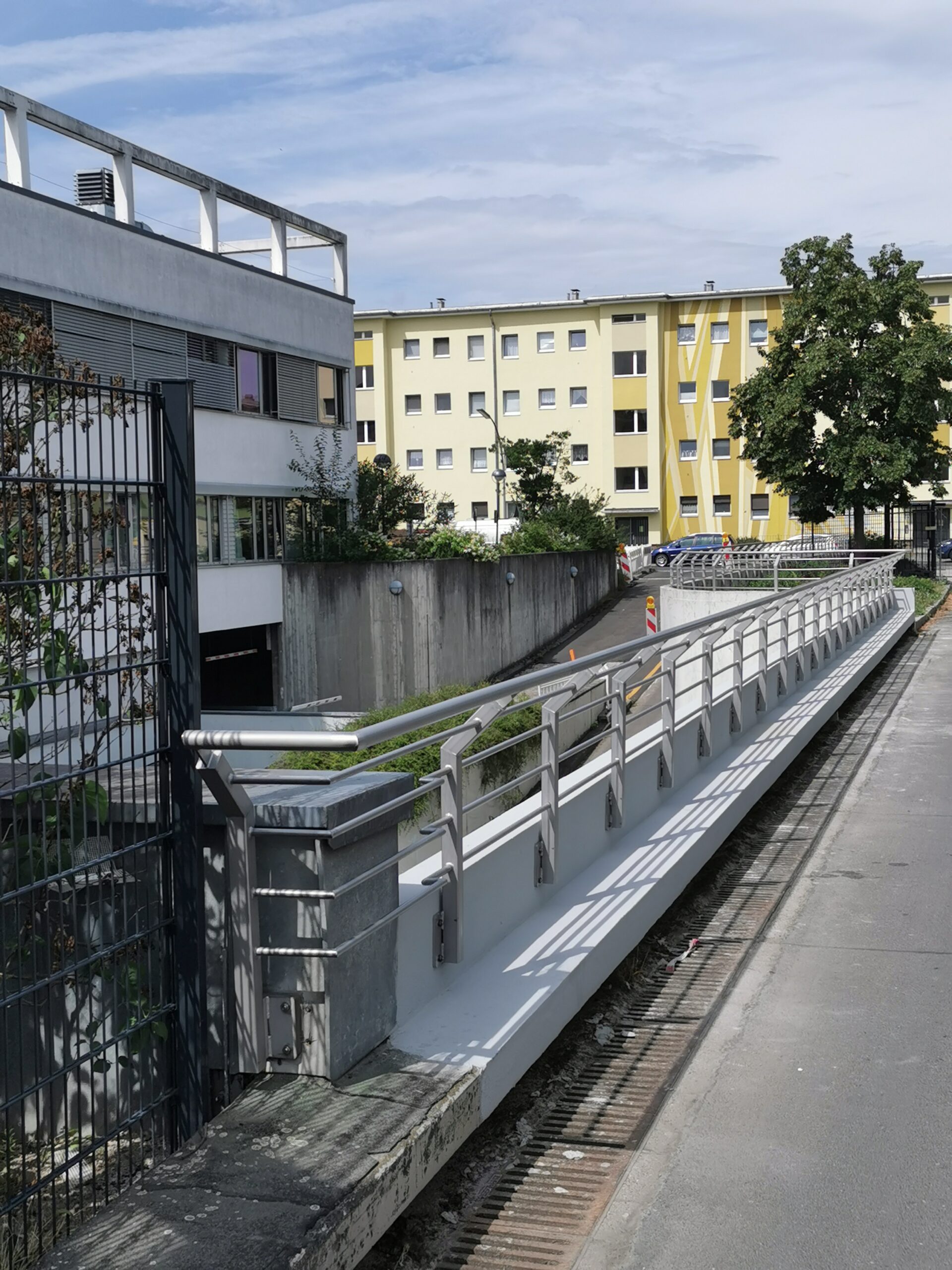 Geländer aus Edelstahl (60 m, Außenbereich)