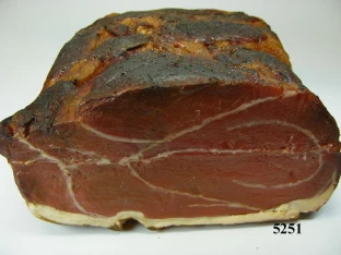 Schwarzwälder Schinkenstück im Anschnitt