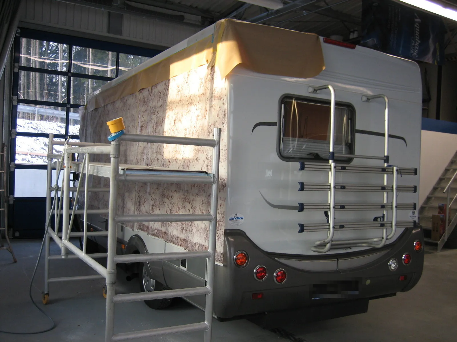 Wohnmobil-Lackierung