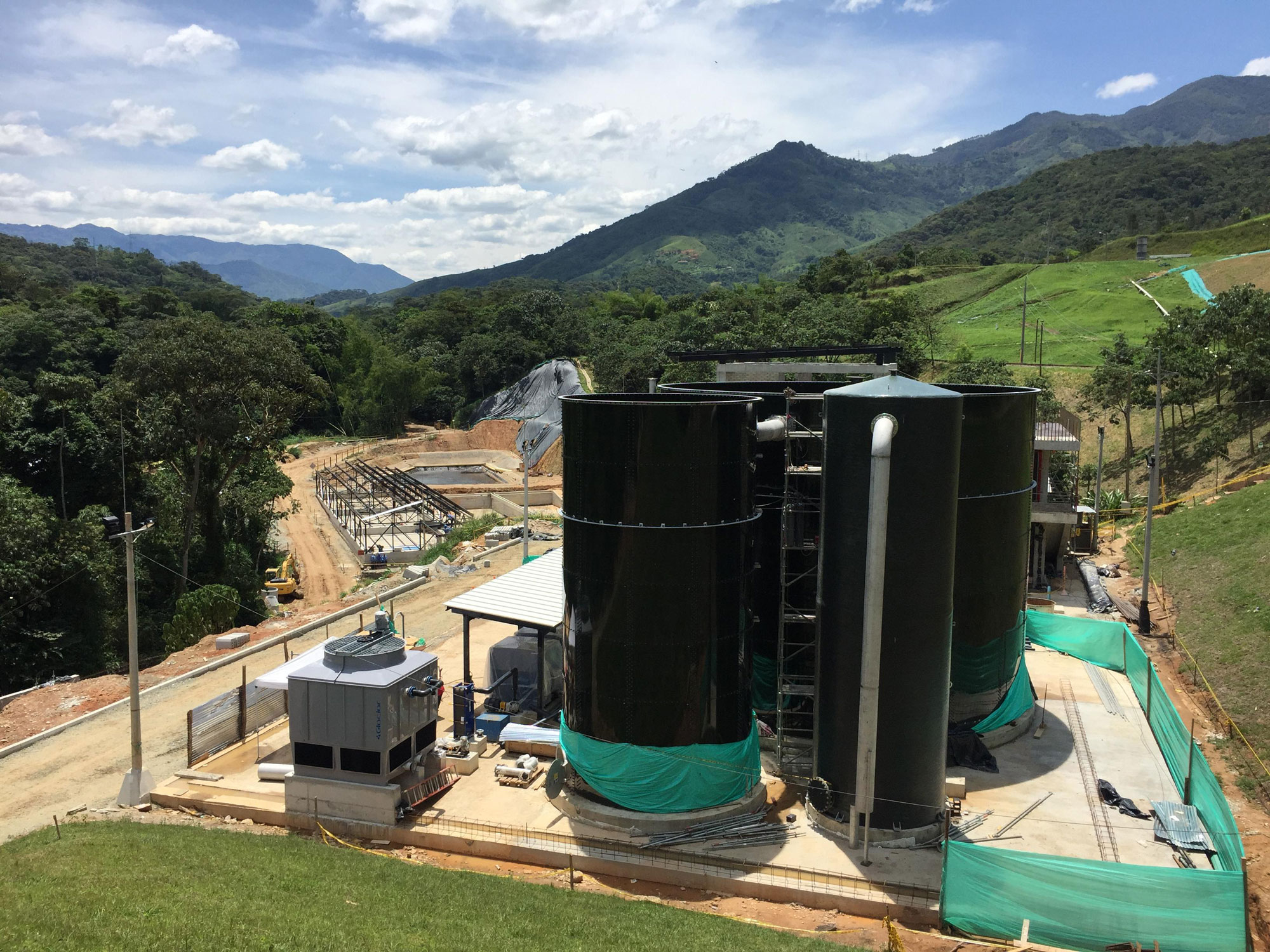 Leachate treatment plant Colombia