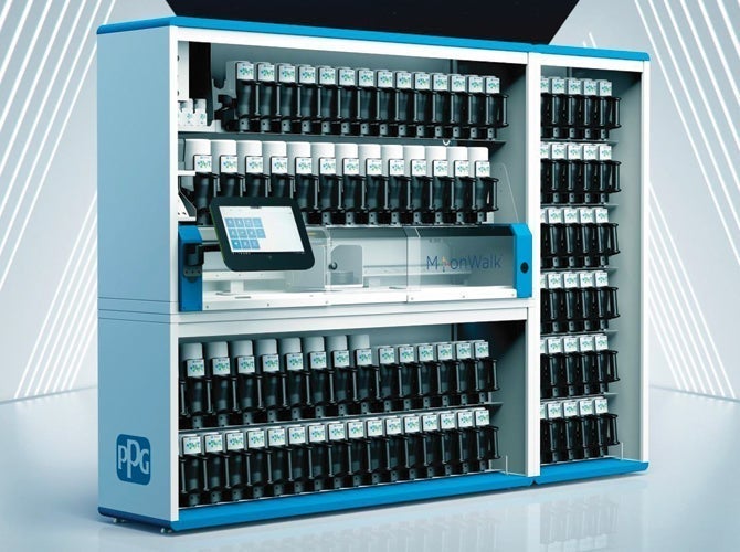 MOONWALK paint mixing system