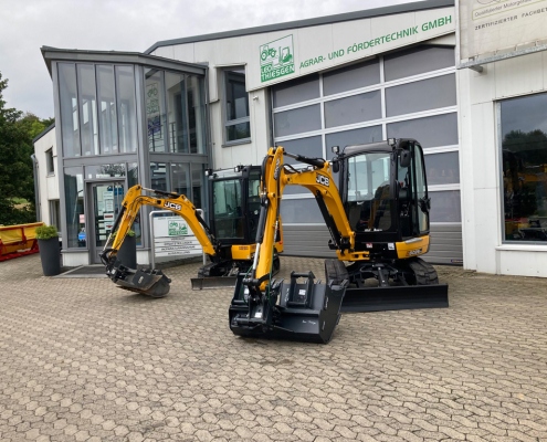 JCB Minibagger 19C-1 und 8026 CTS