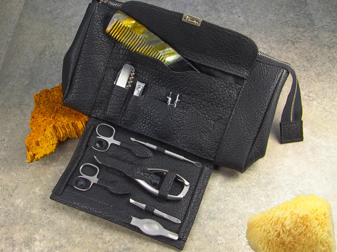 Kulturtaschen aus Leder