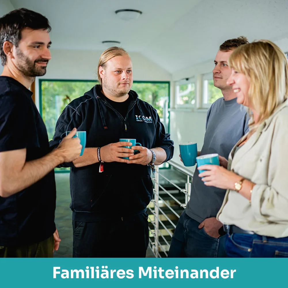 Teamarbeit bei ICOM Automation