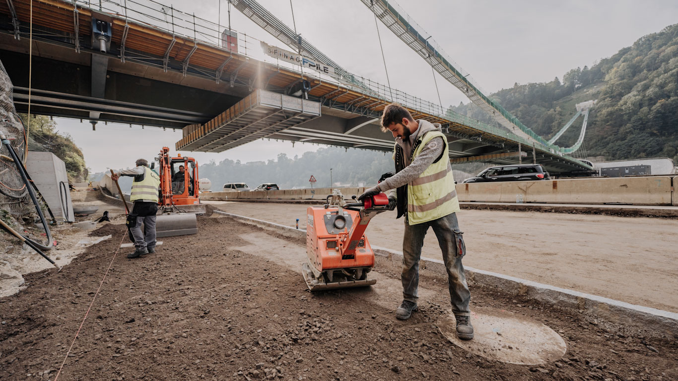 Donaubrücke A26 Linz