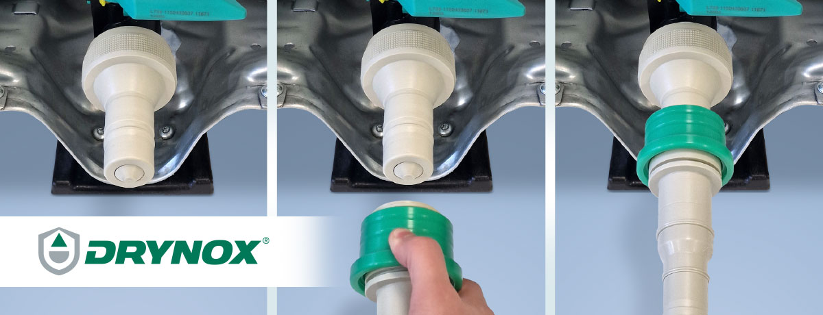 DRYNOX® Trockenkupplung für IBC-Container