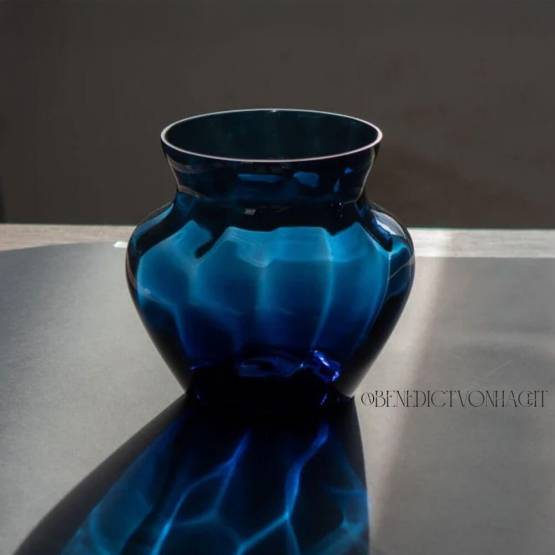 Vase Royalblau