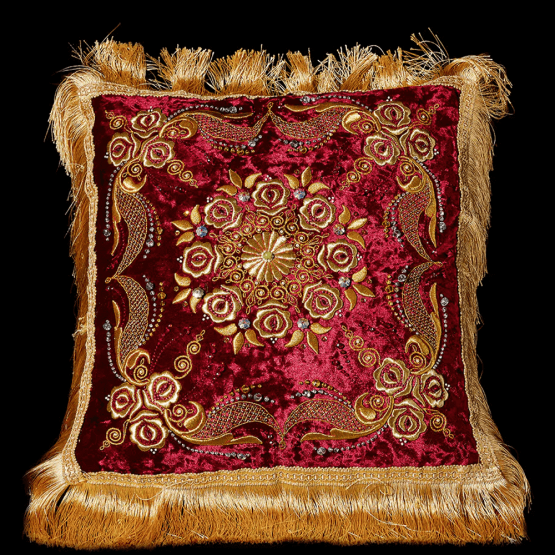 Couture Kissen aus venezianischer Seide