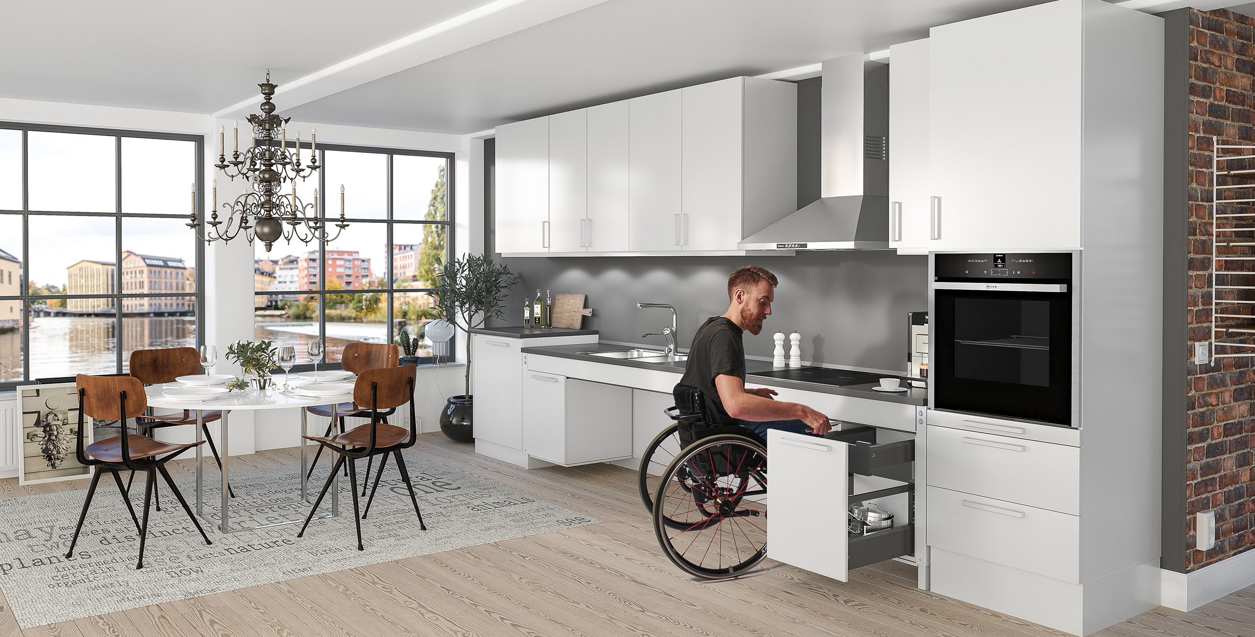 Planungsbeispiele für barrierefreie Küchen