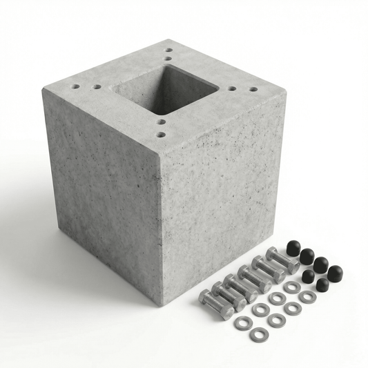 Fertigfundament aus Beton für Ladesäulen