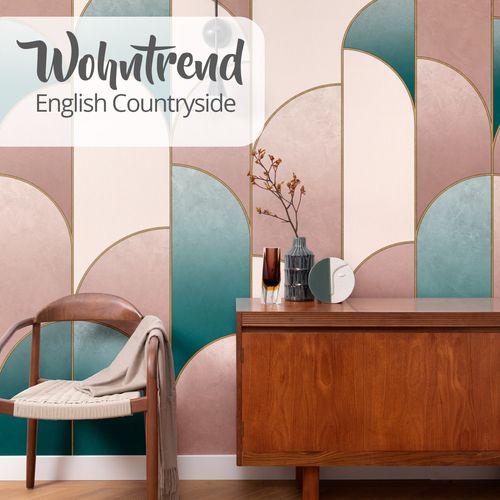 Vliestapete im englischen Landhausstil