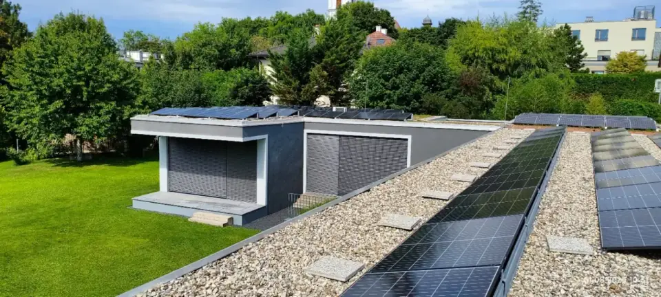 PV-Anlage auf einem Einfamilienhausdach