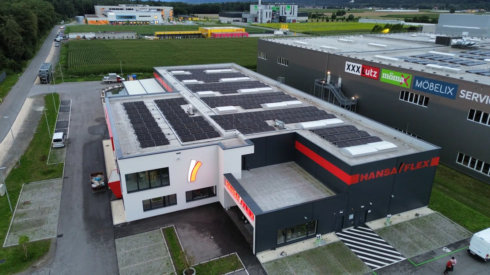 PV-Anlage Betriebsstätte HANSA FLEX, Klagenfurt (181 kWp)