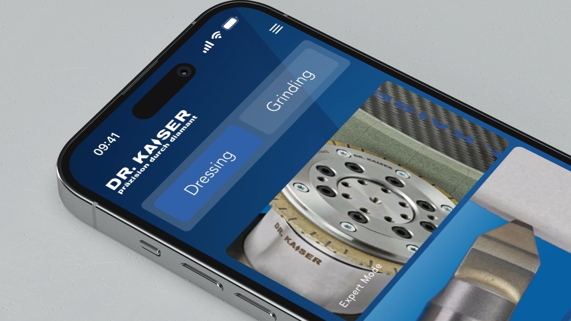 DR. KAISER App für Abricht- und Schleifparameter
