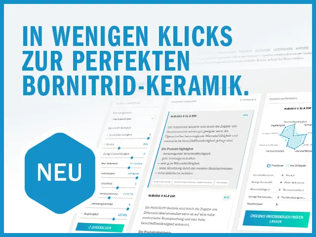 Produktfinder für Bornitrid-Keramik