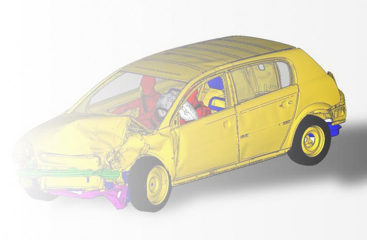 Crashsimulation mit explizitem Solver