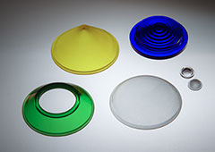 Abdeckscheibe aus Filterglas
