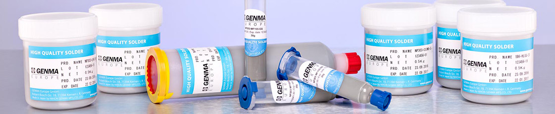 Lötpaste zum Drucken und Dispensen