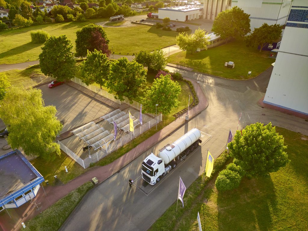 Luftaufnahme des Standorts Prenzlau