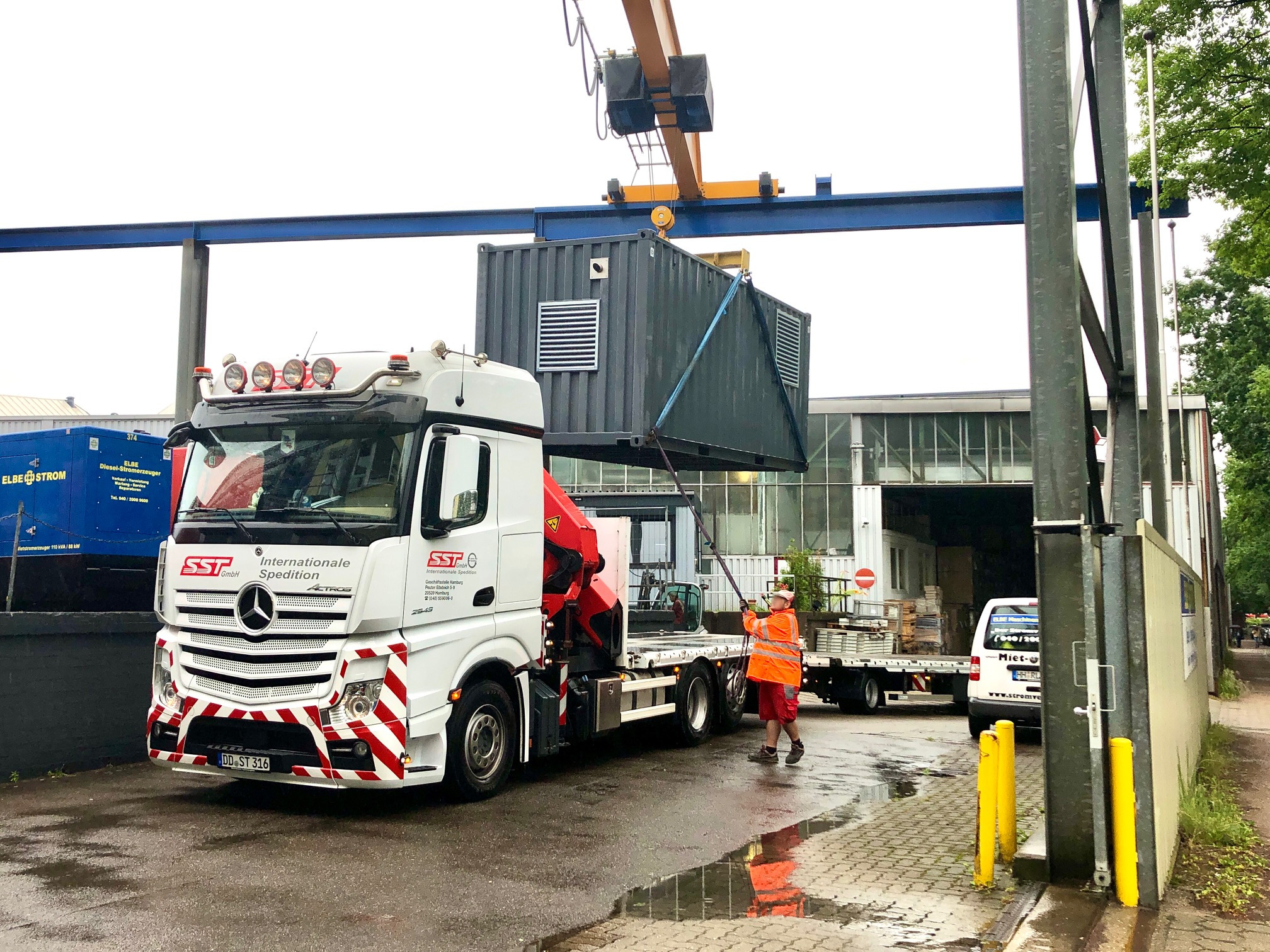 Aggregat im Mietpark