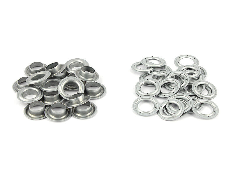 50 x Rundösen Stahlösen verzinkt 16 mm DIN 7332