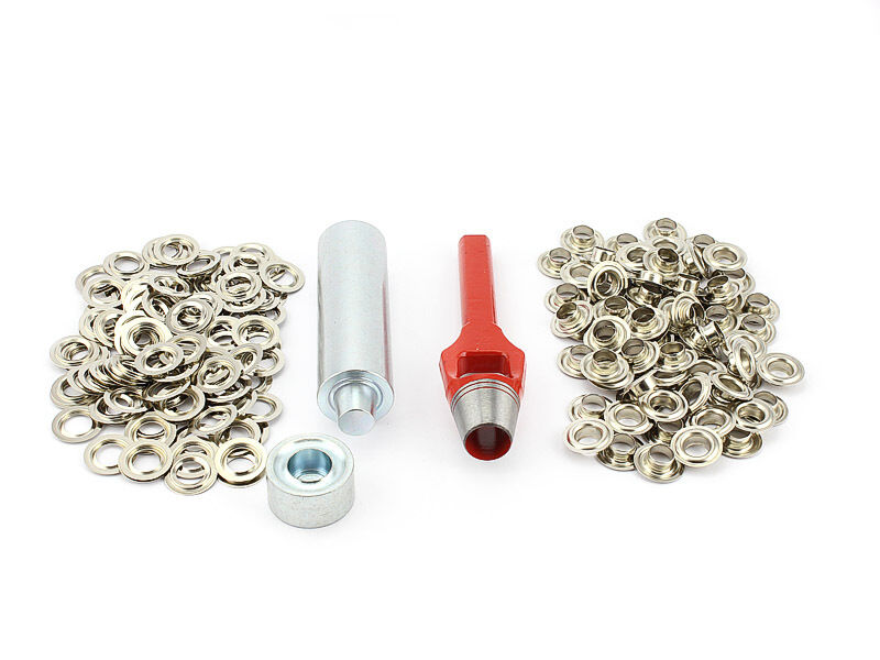 Profi Ösenset 16 mm mit Locheisen und Einschlagstempel