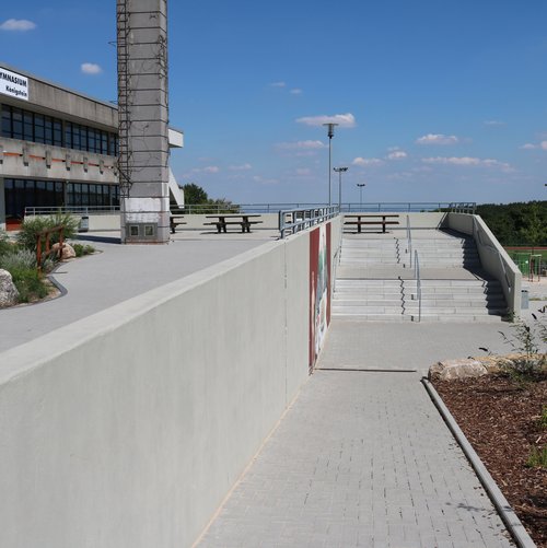 Blockstufen bewehrt