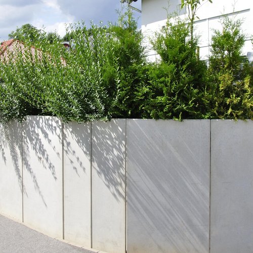 Mauerwinkel zur Gartenabstützung