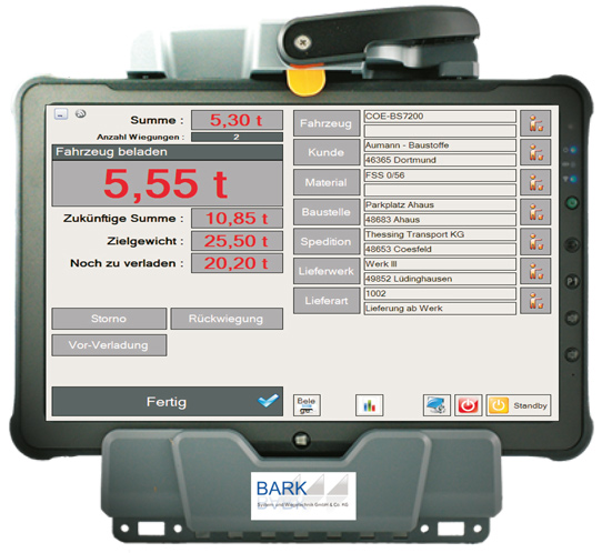 Radladerwaage LIBRA b-Touch