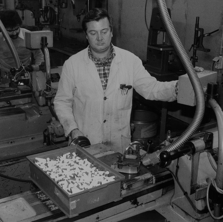 Historisches Foto aus der Produktion
