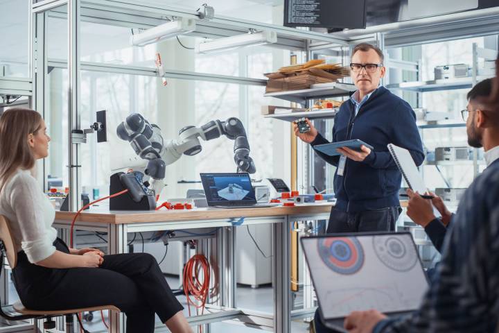 Roboterprogrammierung im Training