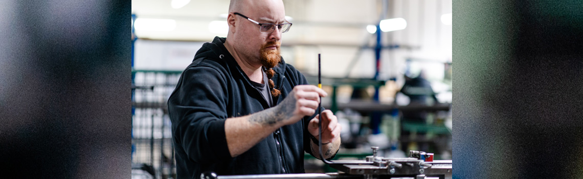 Produktion Rohr- und Drahtverarbeitung
