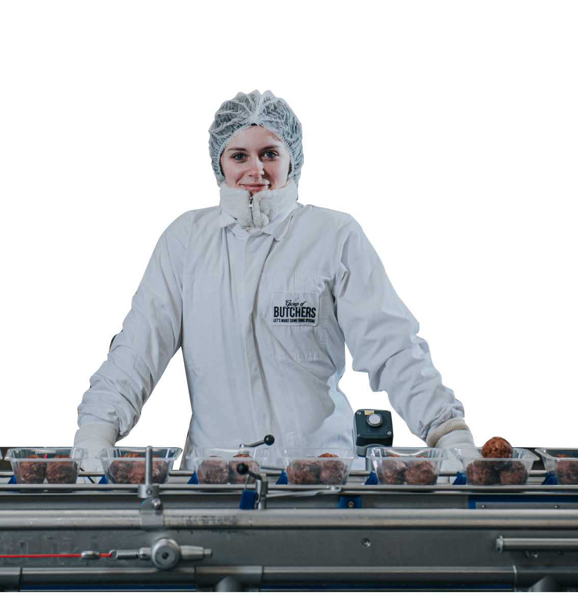 Gehaktbal-Produktionslinie