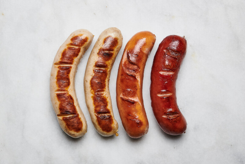 St. Galler Wurstspezialitäten (Kalbsbratwurst, OLMA-Bratwurst)