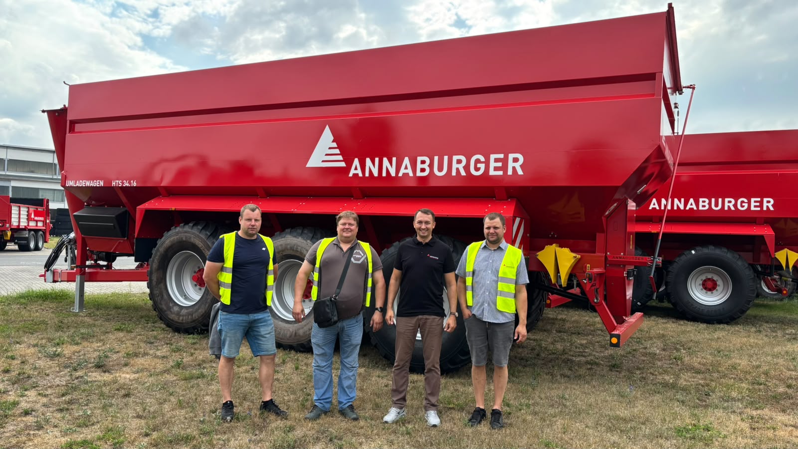 Kundenbesuch aus Lettland mit Importeur SIA Amazone