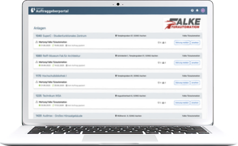 Digitales Auftraggeberportal zur Dokumentation