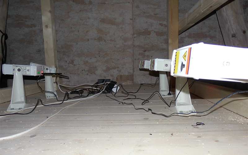 Bauwerkmonitoring – Sensorik auf setzungsfreiem Podest