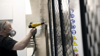 Pulverbeschichtetes Werkstück