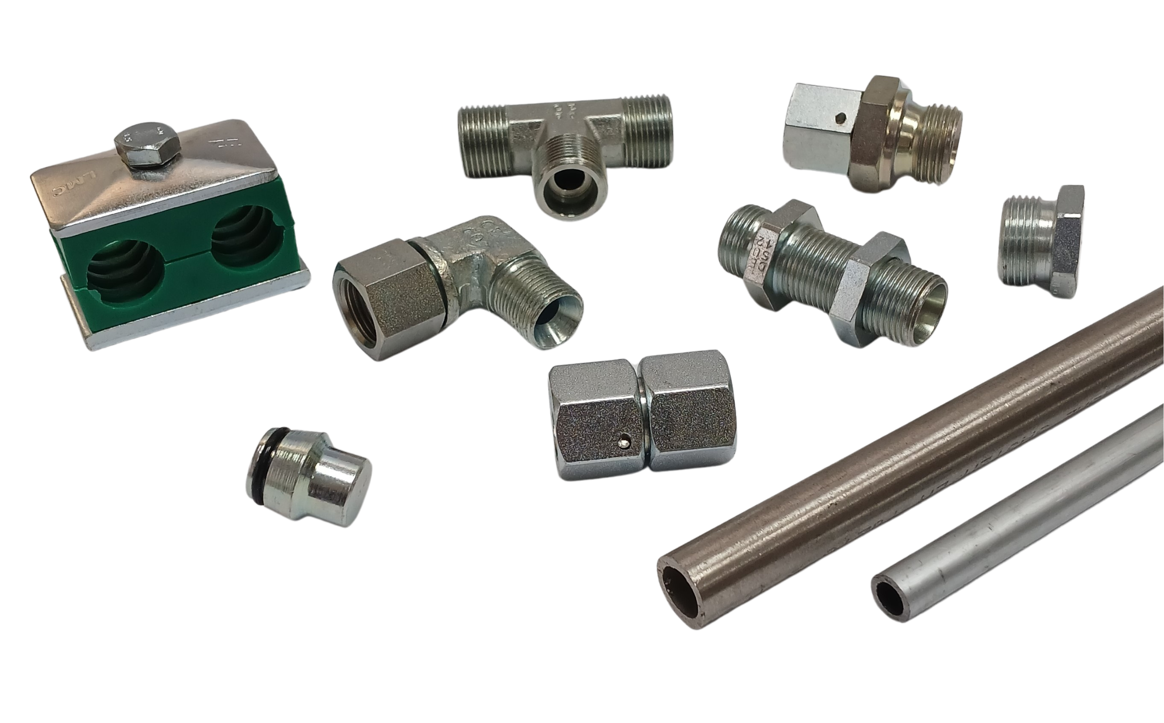 Verschraubungen, Adapter, Rohre und Zubehör